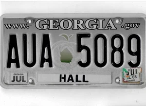 GEORGIA Beifahrer 2008 Kennzeichen "AUA 5089" ***HALLE*** - Bild 1 von 1