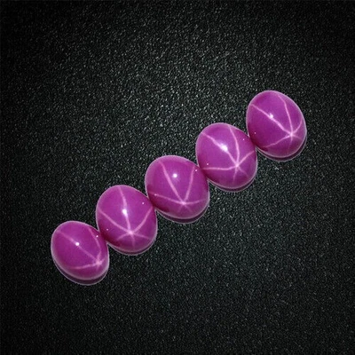 Piedra suelta zafiro estrella azul 5,2 quilates piedra preciosa natural 6 rayos 9*11 mm Foto 1 de 4