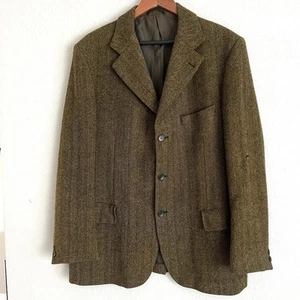 Chaqueta Abrigo Deportivo Magee Tailored Donegal Tejida a Mano Lana Cachemira Mohair 42 R - Imagen 1 de 12