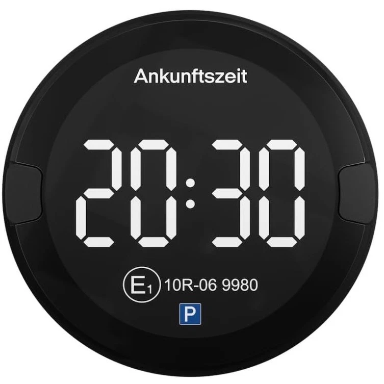 OOONO® P-Disc N°2 dark - Elektronische Parkscheibe mit Zulassung fürs Auto - Bild 1 von 1