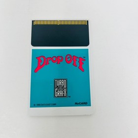 Drop Off TurboGrafx-16 Video Game HuCARD Only NEC Arcade Paddle Action Tested