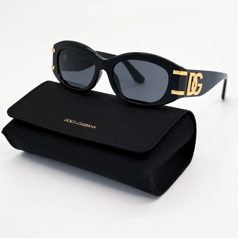 DOLCE&GABBANA DG4502 501/87 BLACK SUNGLASSES DG4502 5087 EYEWEAR
