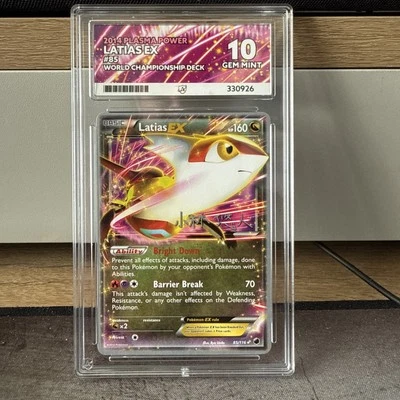 Pokémon TCG Latias-EX Plasma Freeze World Championship 85/116 ACE 10, only 1!  - Image 1 of 4