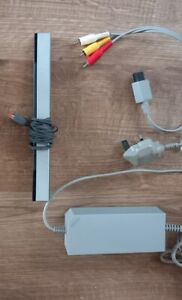 Nintendo Wii Cables Power Brick Supply AV Lead Sensor Bar leads replacement set