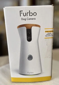 Furbo Dog Camera Treat Tossing, 1080P 2.4G Wifi only 2-Way Audio. White. NEW - Picture 1 of 8