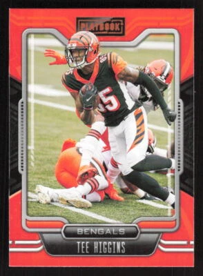 2021 Panini Playbook #14 Tee Higgins - Image 1 of 2