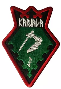 UKRAINIAN ARMY PATCH INTERNATIONAL KARELIAN BATTALION HOOK BADGE UKRAINE WAR - Picture 1 of 3