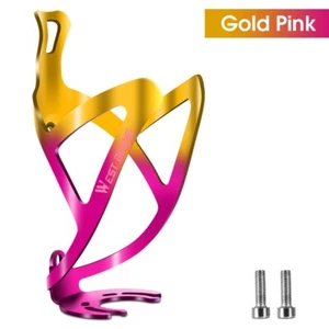 WEST BIKING Aleación de Aluminio Ciclismo Botella de Agua Jaula Bebida Portavasos Dorado Rosa - Imagen 1 de 17