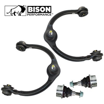 Bison Performance 4pc Front Upper Control Arm & Lower Ball Joint Kit For Jeep — 第 1/3 张图片