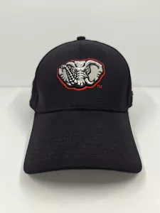 Nuovo cappello nero regolabile University of Alabama NCAA mascotte elefante marea cremisi - Foto 1 di 5