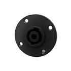 Reliable Female Socket for 4 Pin Speaker Connector with Mounting Panel