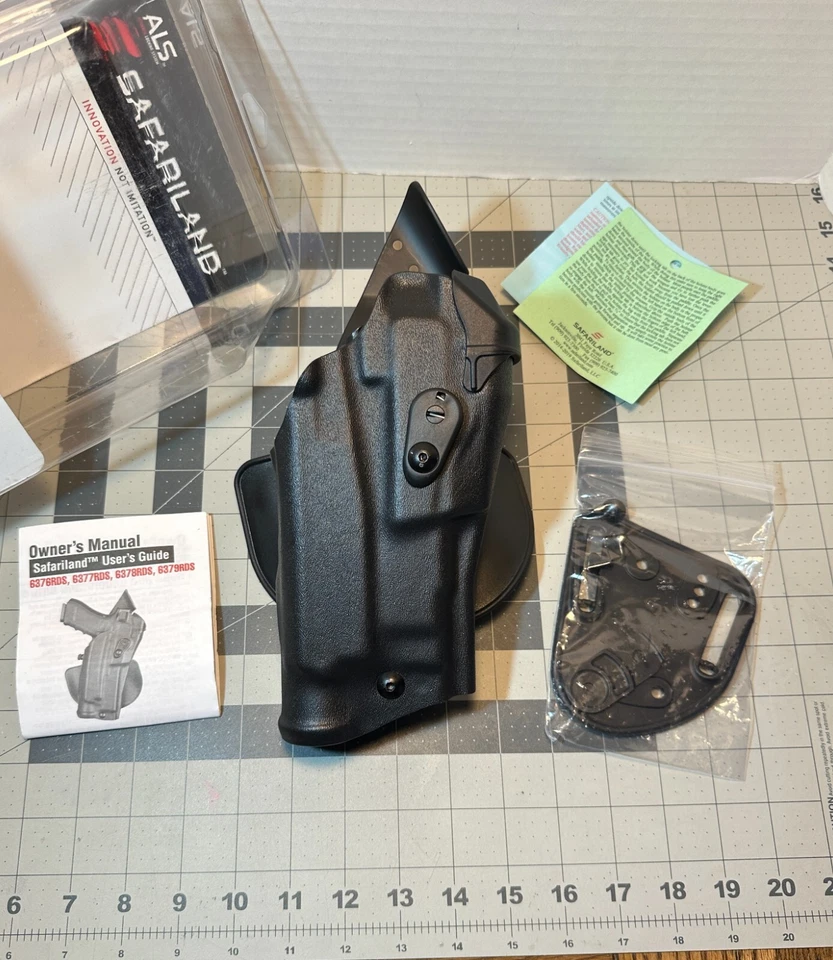 Safariland 6378RDS ALS RH Concealment Duty Holster, FN 509 (4") + LIGHT/RED DOT - Image 1 of 4