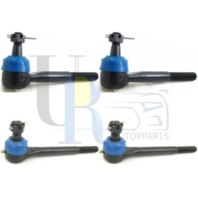 Extremo de barra de amarre de dirección exterior interior delantero Mevotech 4 piezas para Chevrolet G10 1983-1995 Foto 1 de 4