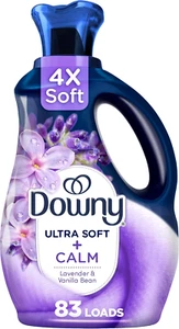Downy Ultra Soft Fabric Softener Liquid, Calm, Lavender and Vanilla Bean, 56 Fl - Picture 1 of 9