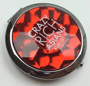 Crazy Rich Asians Compact Mirror Red Jewel Kevin Kwan Constance Wu Promo Swag - Picture 1 of 10