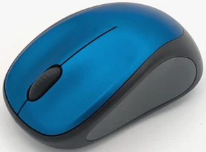 Logitech M317 Wireless Optical Mouse Steel Blue -NO USB UNIFYING RECEIVER DONGLE - Picture 1 of 5
