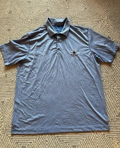 Dallas Cowboys Authentic Polo Shirt - Heather Blue - XL - Polyester - Picture 1 of 4