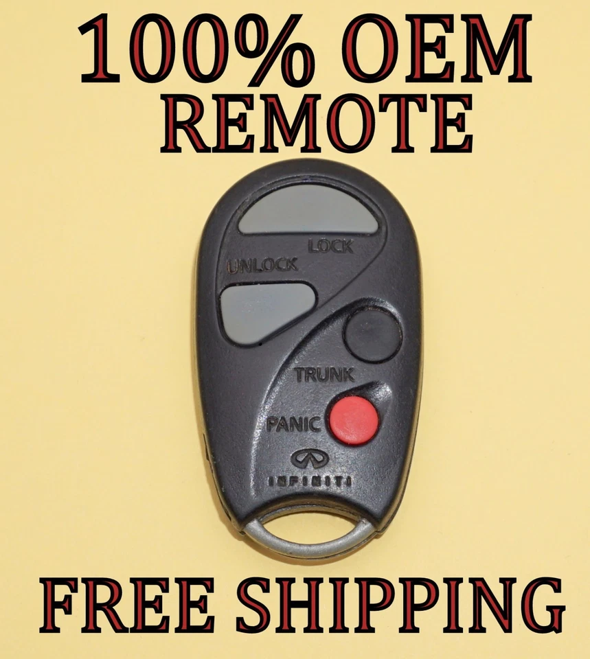 100% OEM 00-01 INFINITI I30 KEYLESS REMOTE FOB TRANSMITTER NHVBU427 282684Z - Image 1 of 1