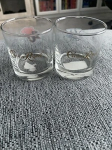 Crown Royal (SET OF 2) Whiskey Rocks Glasses w/ Heavy Base - Picture 1 of 2