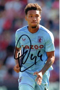 ASTON VILLA & FRANCE: BOUBACAR KAMARA SIGNED 6x4 ACTION PHOTO+COA - Picture 1 of 1