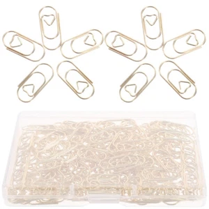 150 Pcs Love Paper Clip Clips for Paperwork Small Paperclips Office - Picture 1 of 12