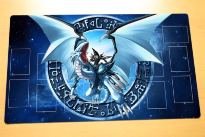 No.898# Custom Playmat Dark Magician & Blue Eyes White Dragon TCG CCG Play Mat - Image 1 of 2