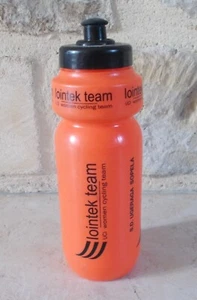 LOINTEK TEAM cycles water bottle road bike team cycling clear orange Spain - Picture 1 of 4