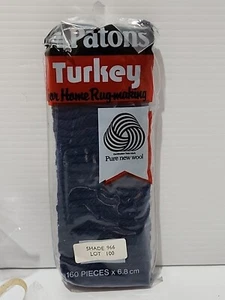 Patons Turkey Rug Wool Pure New Wool Shade 966 - 160pc per pack - 10 Packs (E2) - Picture 1 of 4