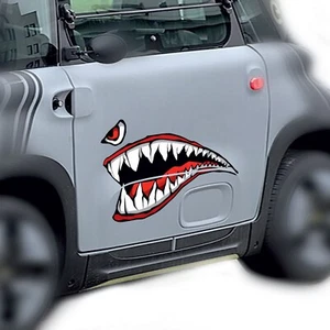 Set Adesivi Opel Rocks sportello fiancata laterale Shark Bocca denti squalo - Bild 1 von 3