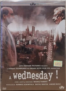 A Wednesday - Anupam Kher, Naseruddin - Bollywood Hindi Movie DVD Import Edition - Picture 1 of 2