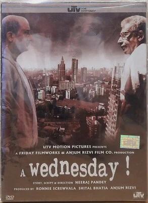 A Wednesday - Anupam Kher, Naseruddin - Bollywood Hindi Movie DVD Import Edition - Image 1 of 2
