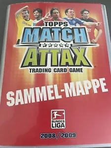 Topps Match Attax 2008 2009 Bundesliga Sammelmappe komplett rar - Bild 1 von 13