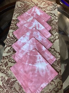 Crate & Barrel 100% Cotton (Heavy Cotton)Buffet Dinner Napkins 21x21 In Set Of 6 - Picture 1 of 7