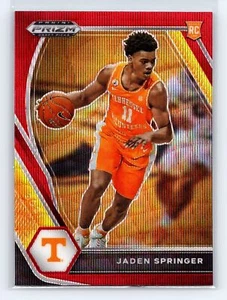 2021 Panini Prizm Draft Picks JADEN SPRINGER #19 RC Ruby Wave TENNESSEE - Imagen 1 de 2