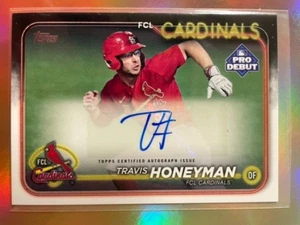 2024 Topps Pro Debut MLB – Travis Honeyman AUTOGRAPH PD-77 (FCL Cardinals) - Picture 1 of 2