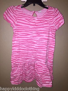 Gap Niños Talla 4 Nuevo Usado en Excelente Condición Rosa Gatito Gato Leopardo Vestido - Imagen 1 de 1
