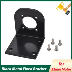 Planetary Gear Motor Mount Black Metal Fixed Fitting for 32mm Motor with Screw - Picture 1 of 6