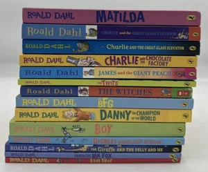 Roald Dahl Lot of 14 Books - Matilda, Charlie, James, Twits, Witches, Danny, Boy - Picture 1 of 7