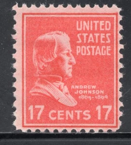 822 * Andrew Johnson * President 1865 - 1869 * US Postage Stamp MNH - Bild 1 von 1