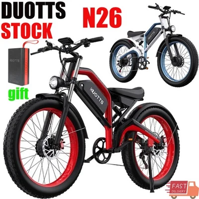 DUOTTS N26 Eelektrofahrrad Doppelmotor 48V20Ah Mountain E-bike 26" STOCK EU