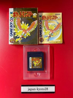 Pokemon Gold Nintendo Gameboy Box GB Japanese Game boy JP - Image 1 of 4