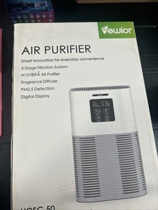 NIOB New Vewlor Air Purifier HQSC-50 3-Stage Filtration PM 2.5 Detection H13 Hep - Imagen 1 de 1