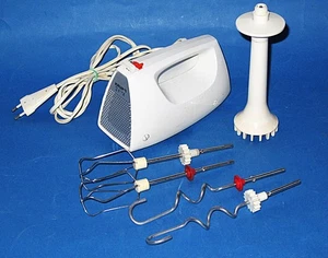 KRUPS Hand-Mixer 3-Mix Typ 390, 140 Watt +Knethaken+Quirl+Pürierstab - Bild 1 von 3