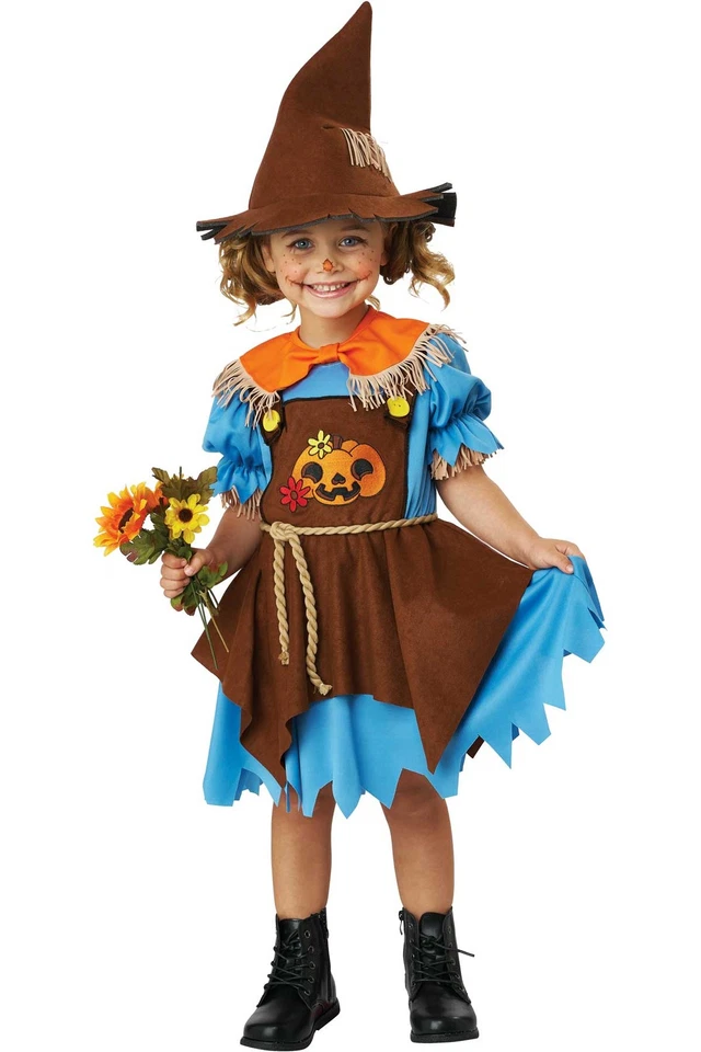 Disfraz de calabaza Happy Harvest medieval para niñas pequeñas Halloween 2025-088 Foto 1 de 1