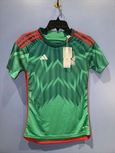 Herren XS Adidas grün Fußball Trikot Mexiko Dry Wick Neu mit Etikett UVP $ 80 - Bild 1 von 8