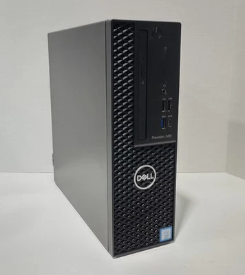 Dell Precision 3431 SFF Tower PC 3.5GHz Xeon E-2224G 32GB RAM 500GB SSD No OS - Image 1 of 4