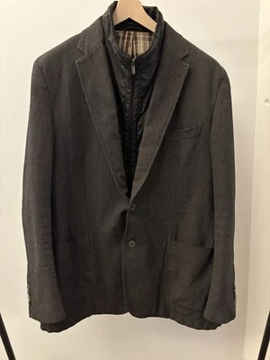 Blazer Massimo Dutti con interior desmontable aislante Dickie marrón 46R delgado Foto 1 de 4