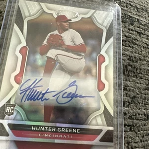 Panini Chronicles 2022 - Autógrafos certificados Hunter Greene #35 (AU, RC) - Imagen 1 de 2
