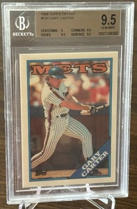 1988 Topps Tiffany #530 Gary Carter Beckett Gem Mint 9.5 - Picture 1 of 2