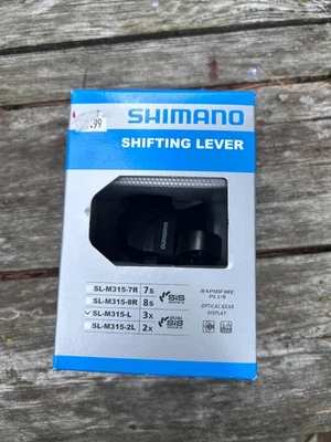 Shimano Altus SL-M315-L 3-Speed Bicycle Left Rapidfire Plus Trigger Shifter - Image 1 of 3